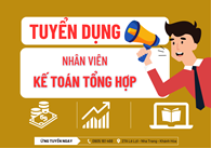 Tuyển dụng Kế toán tổng hợp nội bộ - Làm việc tại Nha Trang